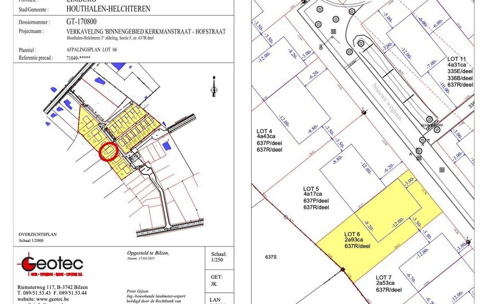 Verkaveling Houthof in Houthalen-Helchteren